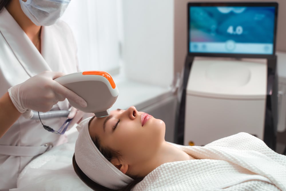 laser treatment for skin resurfacing